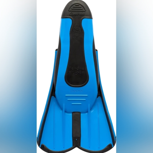Cressi Short Full Foot Pocket Fins - Picture 2 of 8